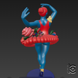 SNAG-1397.png Floral Ballerina - 3D Model for Printing