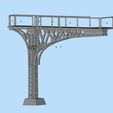 2.jpg Double Track Cantilever signal bridge for scale model trains