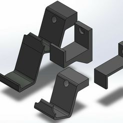 SOPORTES.jpg STL file PS4 WALL BRACKETS・3D printable model to download