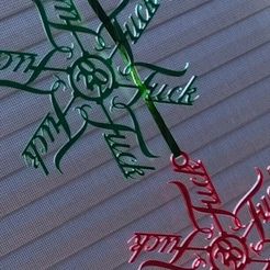 1.jpg Archivo 3D gratis F* Flake 2020 SVG・Modelo para descargar y imprimir en 3D