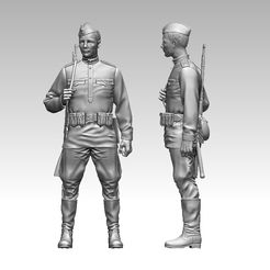 34234324.jpg Файл STL русский солдат・Шаблон для загрузки и 3D-печати