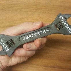 20161228_182412.jpg Free STL file Fully assembled 3D printable SMART wrench・Template to download and 3D print, bLiTzJoN