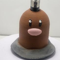 20230419_055449.jpg STL file Diglett bic lighter case buddy・Template to download and 3D print