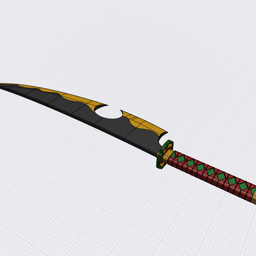 その他 NICHIRIN SWORD (TENGEN UZUI) 🗡️ Tengen Uzui Sword - Nichirin・ 3D File for ・Cults