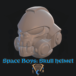 _SB_skull.png Skull space boys Helmet