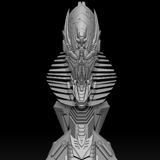 3D file Transformers fallen Base Statue Car interior decoration DL 🤖 ...