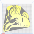 Captura.png Geometric Pug - 2D Decorative Design