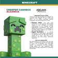 AXURA_STUDIO_MINECRAFT_CASHBOX-5.png Creeper Cashbox / Alcancía de Creeper - Minecraft Edition 🧨💰