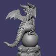 005.jpg Dragon à éclore très détaillé - Miniature imprimable en 3D