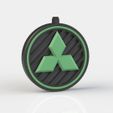 mitsubishi2.jpg Mitsubishi Three Diamonds Logo Air Freshener Insert | Modular Automotive Scent Diffuser