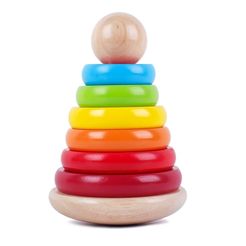 51XtvWBYGqL._AC_SL1000_.jpg Файл STL Rainbow Ring Stacker Toy・Модель 3D-принтера для скачивания