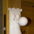IMG_4447.JPG STL-Datei Alice in wonderland Doorhandle kostenlos・Vorlage für 3D-Drucker zum herunterladen