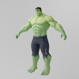 Hulk0017.png Hulk Lowpoly Rigged