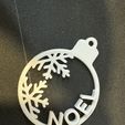 IMG_0678.jpg Snowball Christmas tree decoration (U can edit the text!)