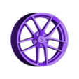 macan s wheel.stl Porsche Macan S wheels  for scale model 1/18 1/24 etc.