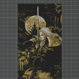 Castlevania-Alucard-1.png Alucard Castlevania Cadre/peinture/image/cuadro avec relief 4 couleurs 3MF pour AMS