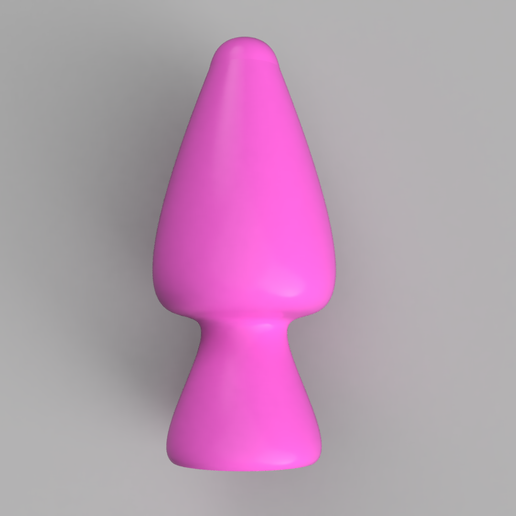 🍑 Plug anal grosso・Arquivo STL para ・Cults