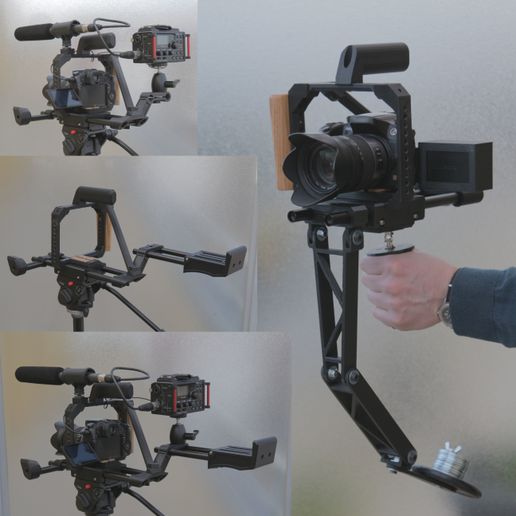 Shoulder pad for DSLR type GH4, 5D