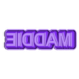 Maddie_Lid.stl Customizable Light Up LED Text Sign
