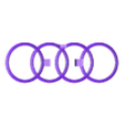 Audi Display logo.stl Audi Speed Champions Display
