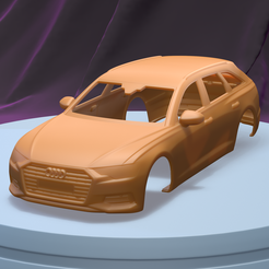 a.png AUDI A6 AVANT 2019 (1/24) printable car body