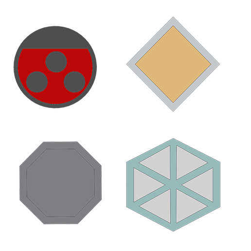 Pokemon's Johto Medals for 3D PRINT 3D model