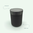 2.png Trash can with swing lid