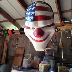 67565448_2346097475644188_1087091797831712768_n.jpg Бесплатный STL файл Payday 2 Dallas' Mask・3D-печатный объект для загрузки