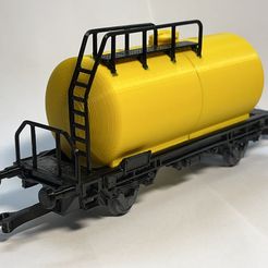 thumbnail.jpg Free 3D file Railway Tank Wagon - OS-Railway System・Design to download and 3D print