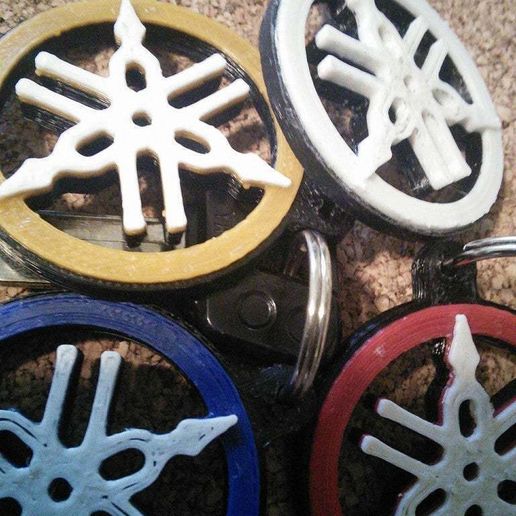 Fixed Yamaha Keychain - 3D model önizlemesi