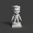 Wolverine_Unredered-9.png Chibi Wolverine Comic Suit Marvel 3D STL