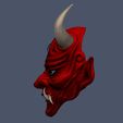 11.JPG Devil Mask-Hannya Mask-Samurai Mask-Satan mask for cosplay 3D print model