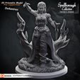 1.jpg Enchantress 3d printable character for board games and tabletop games