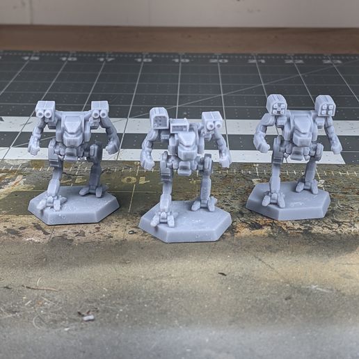 3D printing Fire Sprinter Mech - Presupported・Cults