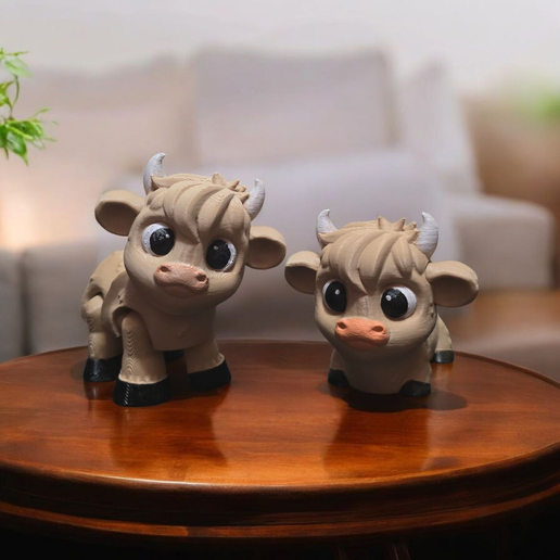 20251013_192103.png Flexi Articulating Cute Highlandcow( Grande+Pequeña)