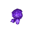 turtle-druid-scaled.stl Xamã Tartaruga - Ancião Místico com Cajado