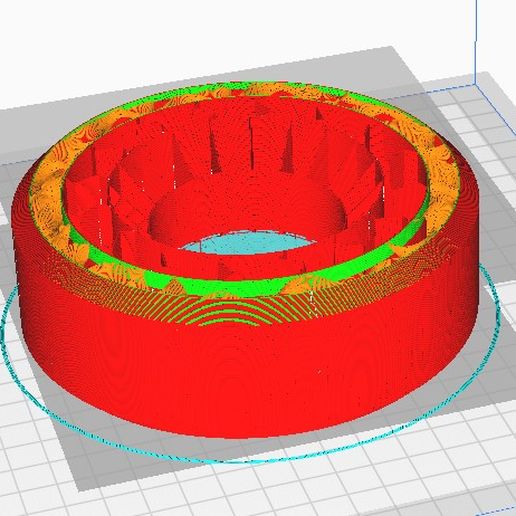 1.9 x 5.4" Tire Insert (Foam - PL Boggers) 3D model