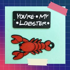Llavero-Friends-Lobster-02.jpg Friends Key Chain Charms - Lobster