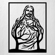Imagen1-JESUS-ARBOLES.png JESUS CHRIST TREES WALL ART 2D DECORATION