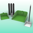 limpieza.png Upright dustpan - Ultra resistant 3d dustpan