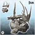1.jpg Vociferous dragon on rock (3) - Fantasy Medieval Dark Chaos Animal Beast Undead