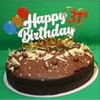 BirthdayCake9.jpg Happy 81st Birthday Cake Topper
