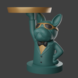 bulldog-v1.png STL file butler french bulldog・3D printing model to download