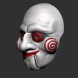 2.JPG Saw Billy Puppet - Mask for Cosplay - 3D print model - STL file