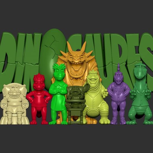 🎬 Dinosaurs Sinclair・ STL File for 3D printing・Cults