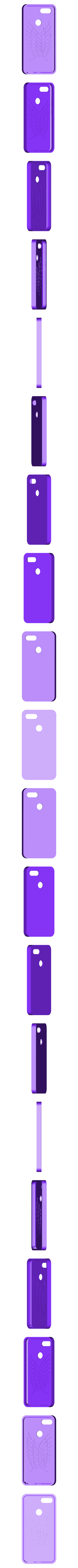 Xiaomi FlexCase (5).stl Case / Funda Xiaomi Mi 8 Lite