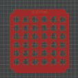 slicer.png Sprinkle Stencil Spider Design. With keychain.