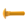 Carriage-Bolt-04.png Carriage Bolt 1/4-20 L=1 Inches