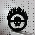 2.png Free STL file Mad Max - Immortal Joe Skull Logo・Object to download and to 3D print, questpact