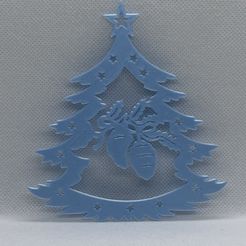 IMG_3548.jpeg 2D Christmas tree ornament